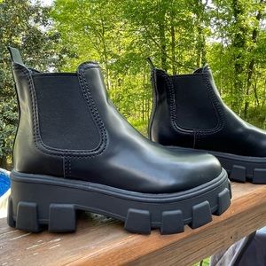 Circus black thick soled boots. NWOT. Never worn.